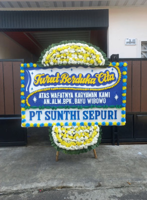 Papan Bunga Duka di Natuna